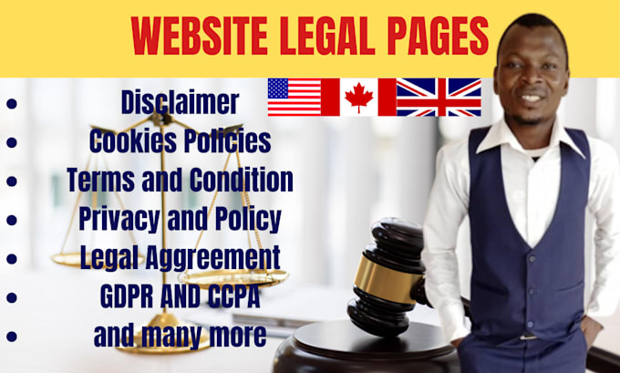 write terms and conditions, privacy policy, legal contract agreement for shopify