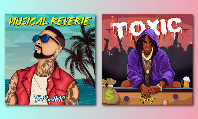 Create music cover art , hip hop, album cover art, mixtape by ...