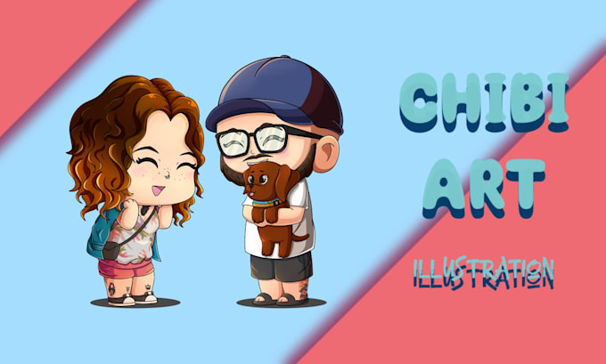 draw chibi cartoon fanart,original character,photo,etc