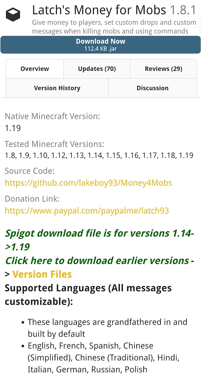 Create A Spigot Or Bukkit Minecraft Plugin For You