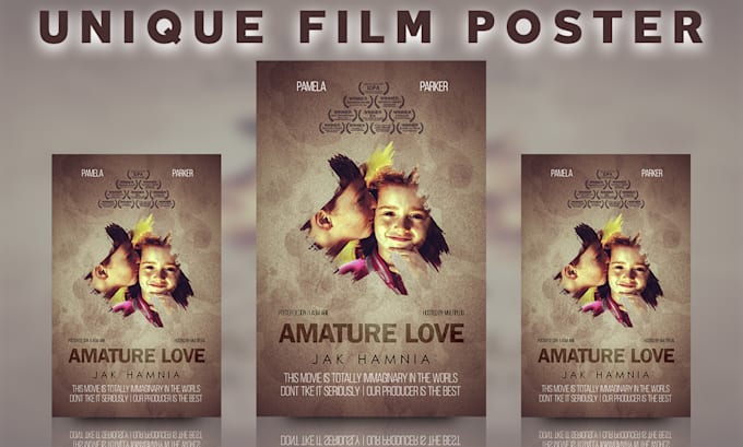 do unique film posters or movie poster designs