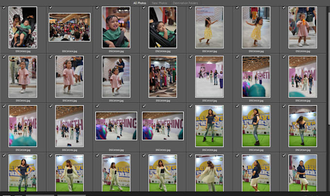 cull, edit, batch process wedding and event photos