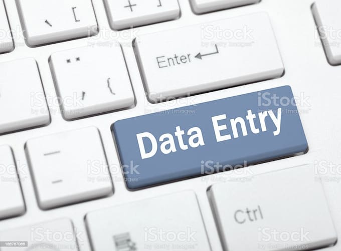 do data entry, web research, copy and paste and typing job