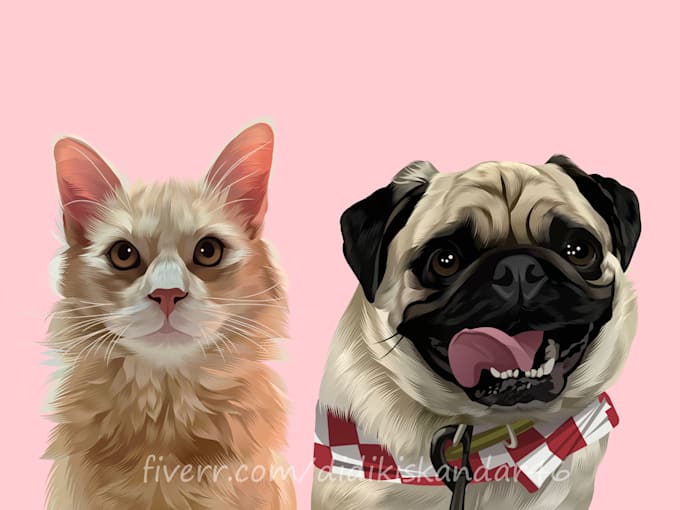 draw your dog or pet into an amazing cartoon
