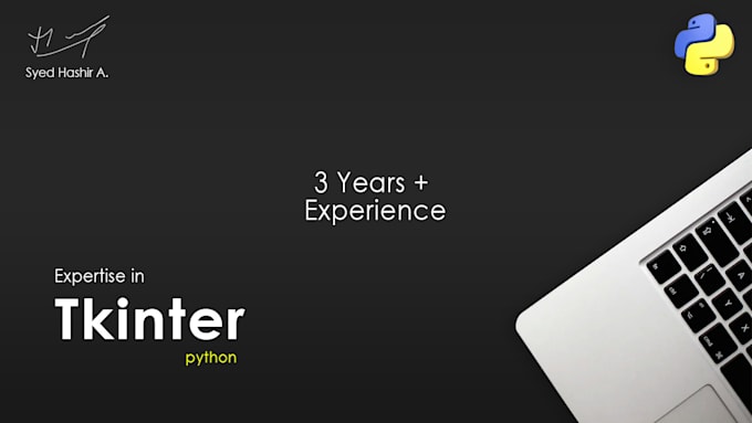 Be your interactive python tkinter gui app expert by Hashir935 | Fiverr