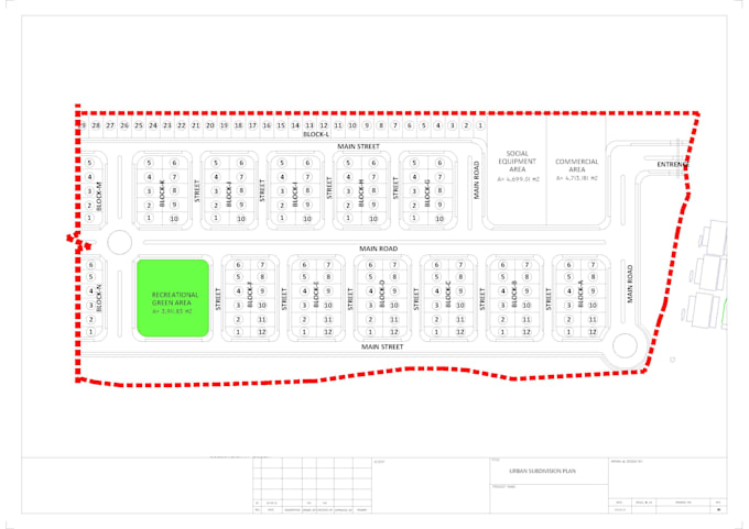 design urban subdivision map,housing, land use development map for your site