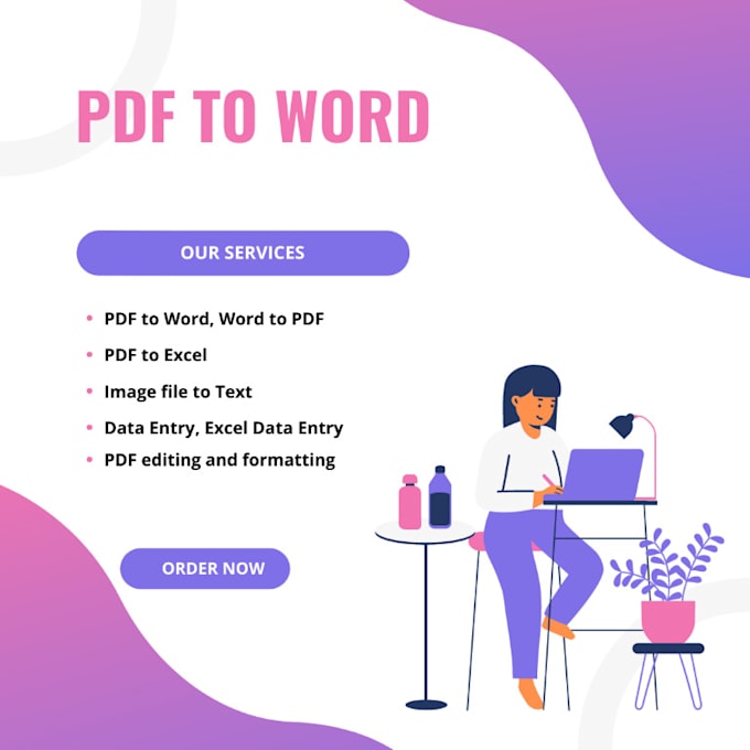 Convert pdf to word by Iqraa_parveen Fiverr