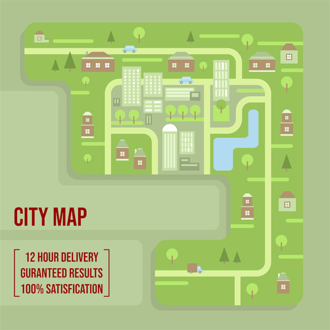 Create vector map city map site - Create Any Vector Map City Map Site Plan Emergency And Event Map 