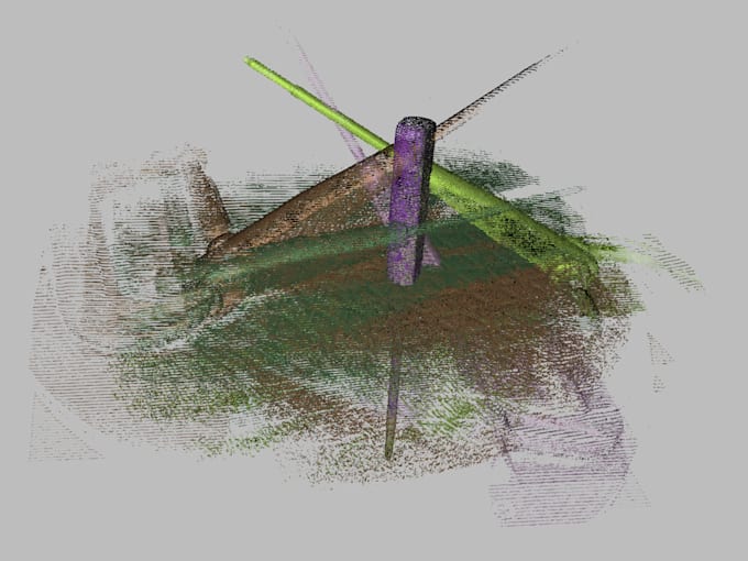 edit your 3d scan data and provide a 3d model