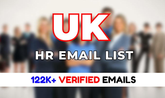 provide 100k UK HR lead, HR email list, human resources data