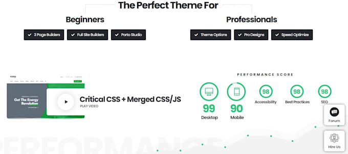 customize porto theme premium and high rated
