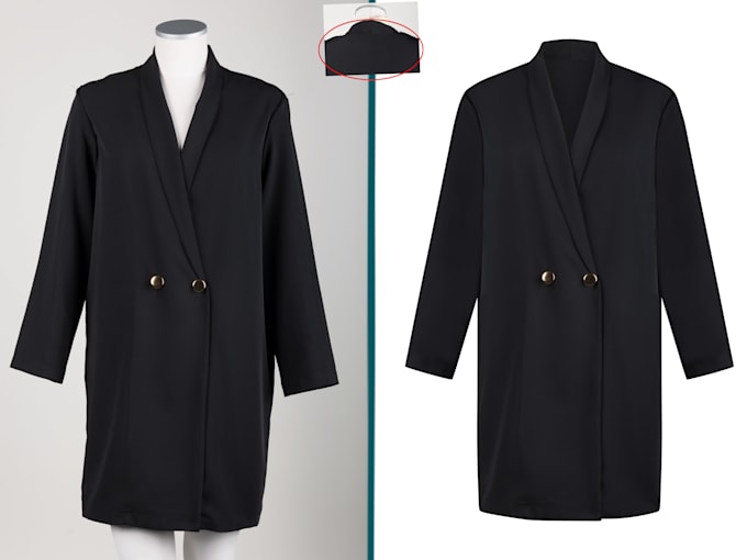 do invisible mannequin, and wrinkle removal photo editing professionally