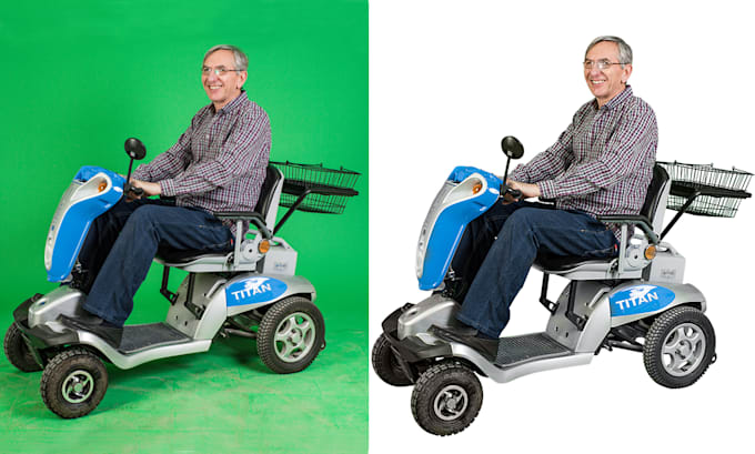 remove green screen background from photos