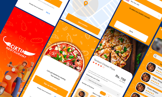 design mobile app UI design UX design