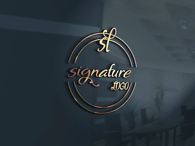 Design unique luxury best signature logo by Mdmomin545 Fiverr