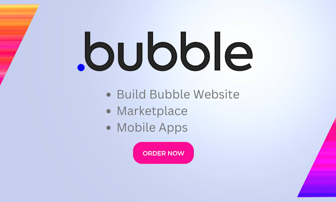 do bubble developer job, build bubble io app website