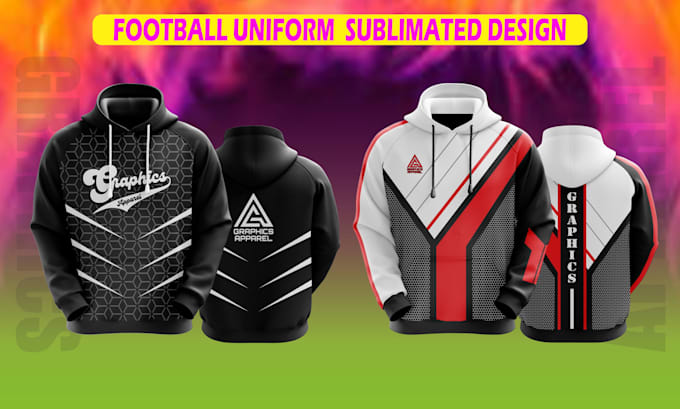 make brilliant all over print hoodie, sweatshirt design