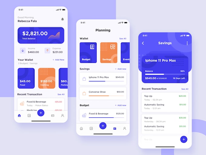 develop fintech app, cash app, ewallet app,  transaction app