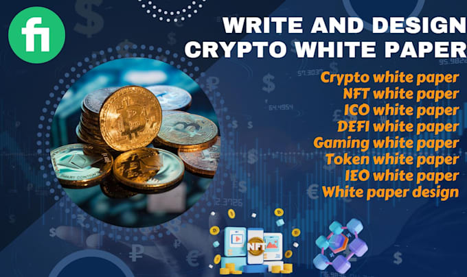 write and design crypto, nft, and ico white paper