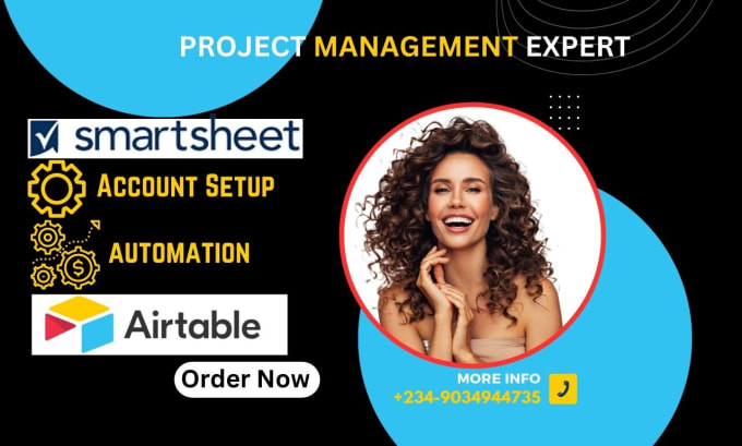 Create airtable smartsheet with automation for project management