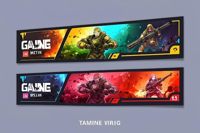 design professional, outstanding, gaming twitch banner