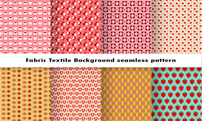 design unique seamless patterns, textile prints, and packaging