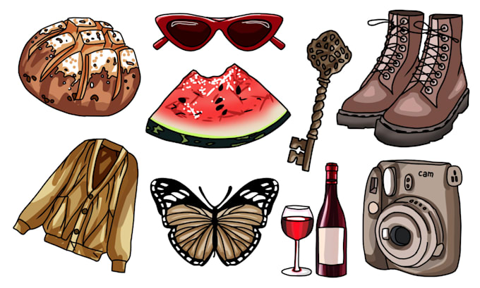 do clipart and stickers for a cheap price