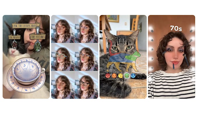 make an engaging ar filter effect for tiktok or instagram