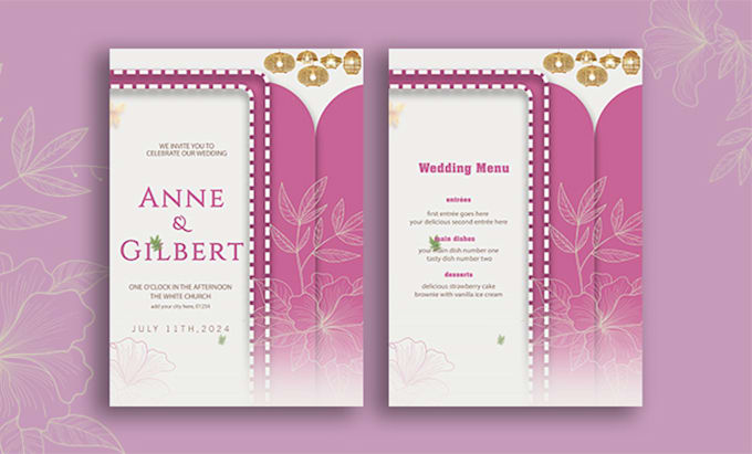 make digital wedding card and e invite under 24 hours
