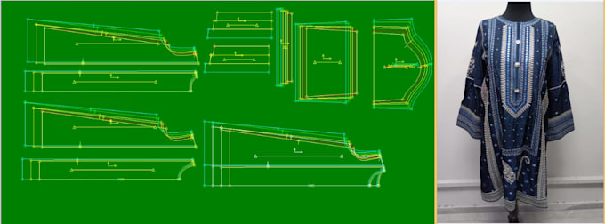 make sewing patterns making  by using ggt