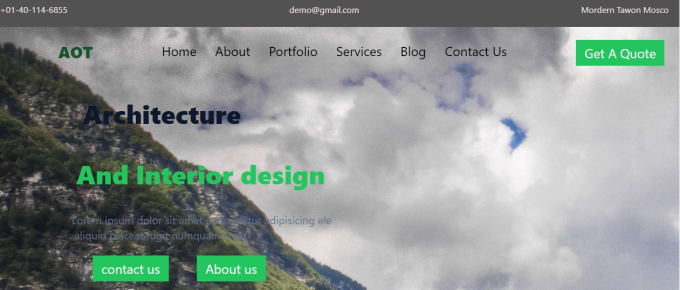 Create a front end website using html css and tailwind by Talhasab400 ...