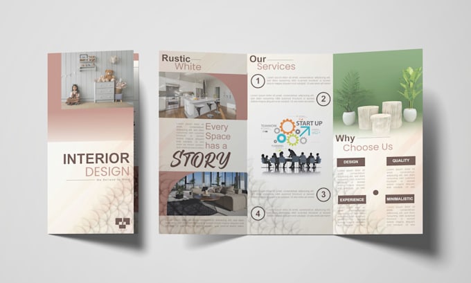 do professional bi fold,tri fold brochure design for effective communication