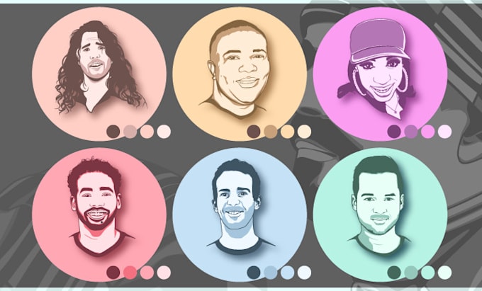 Create a vector art portrait in 12 hours by Iandst25 | Fiverr