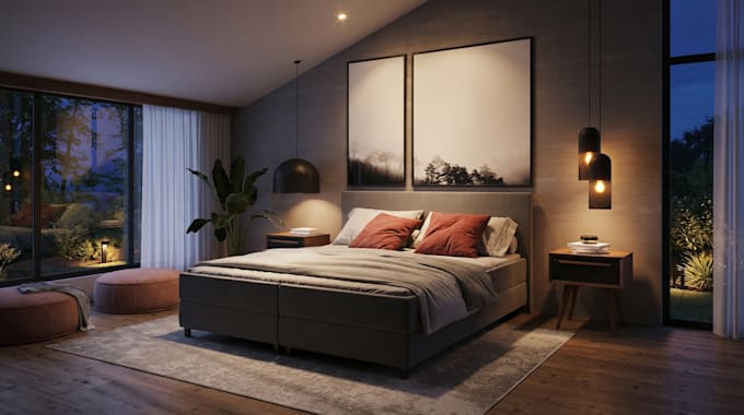 create photorealistic 3d furniture renders with ai enhanced