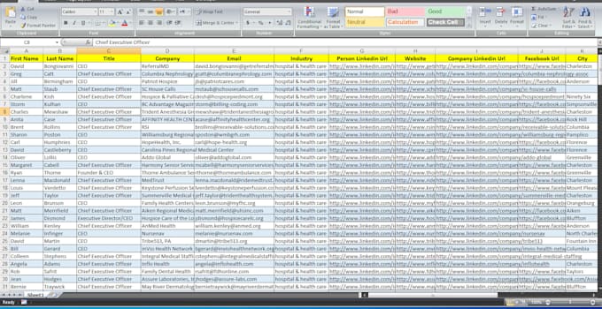 do email list building CEO cfo cto owner linkedin lead generation