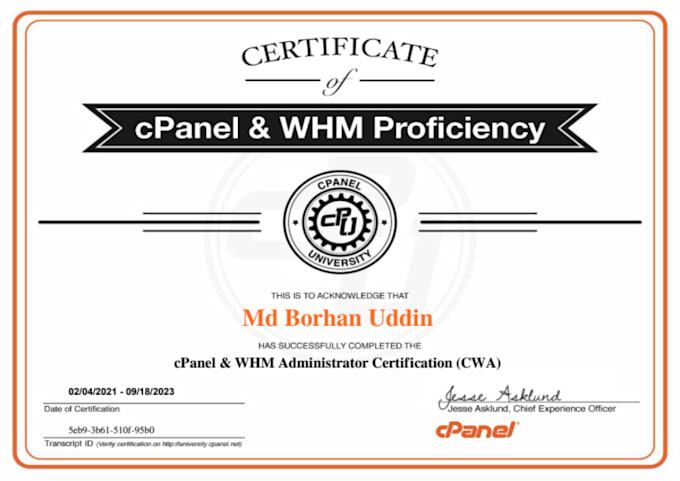 install whm, cpanel and configuration