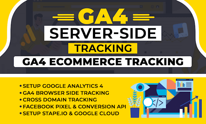 setup google analytics 4, fix ga4 server side tracking, ua to ga4 migration
