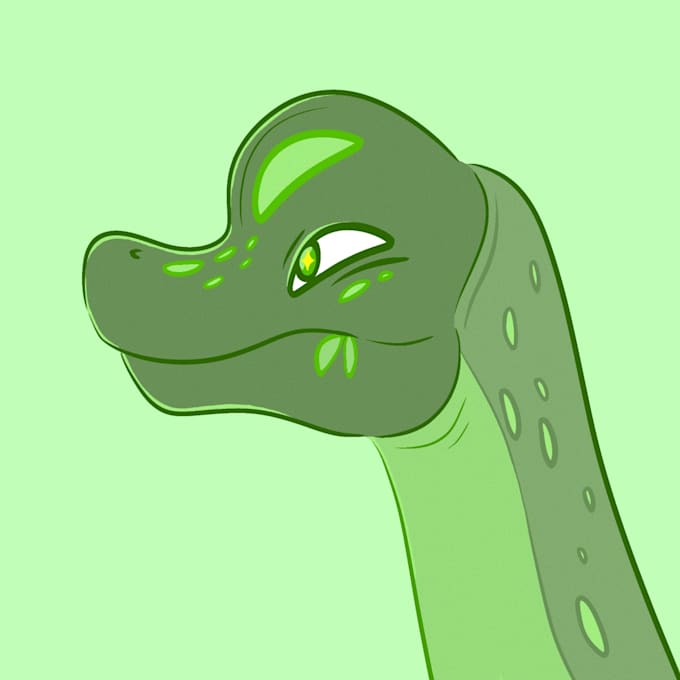 draw your favorite dinosaur in my art style