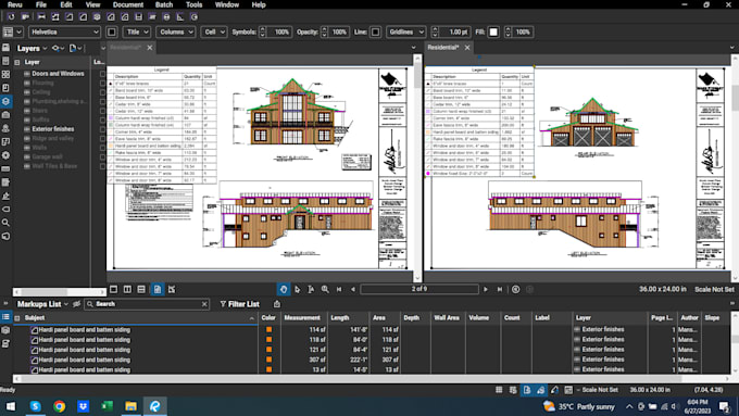 do construction cost estimation and material take off