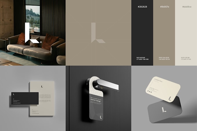 do company logo design, branding kit and business brand identity