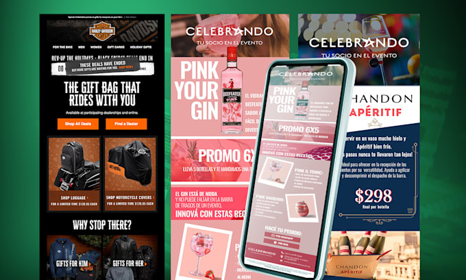 create a responsive HTML email from figma, PSD or xd