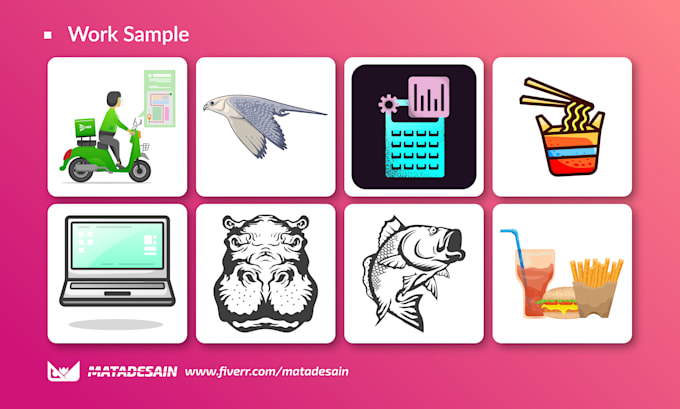 do any vector graphic, patch, clipart in adobe illustrator