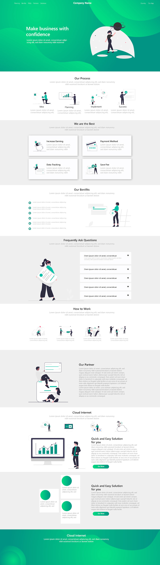Design responsive wordpress website for your business by Lucky_graphic ...