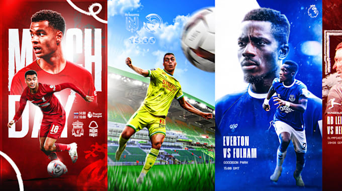Design sports graphics, posters, flyers by Absportgraphics | Fiverr