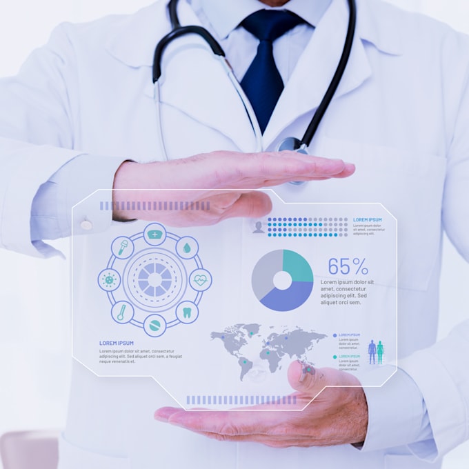 design dashboard of medical data by power bi