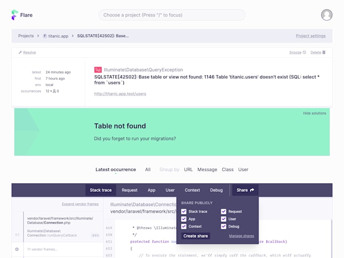 fix laravel bugs, PHP errors, mysql issues and cpanel live server problems