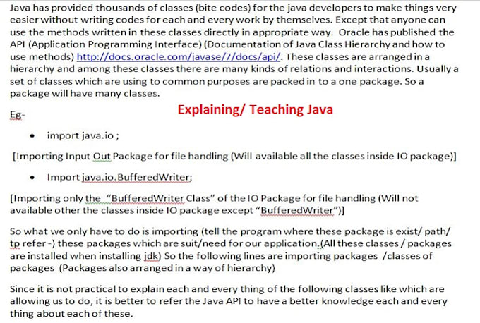 do your Java Application