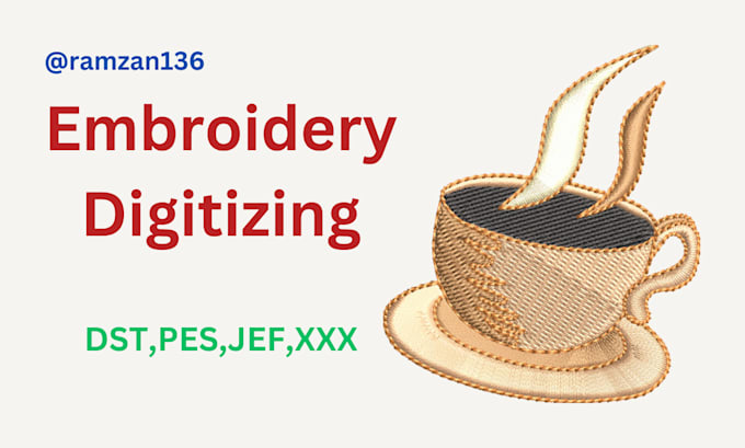 do quality embroidery digitizing into pes,dst,jef,
