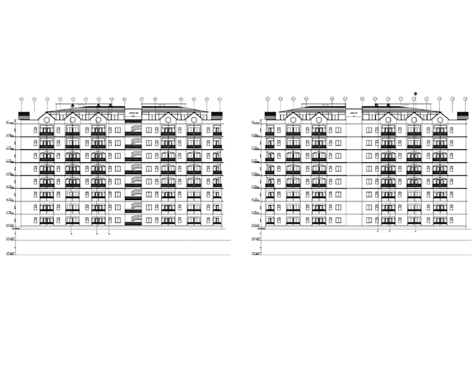 Convert your architectural pdf drawing into autocad and revit by