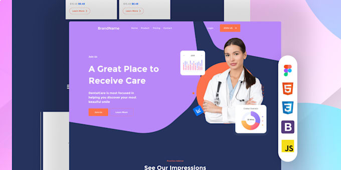 do bootstrap theme updating and dream website